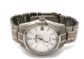 グランドセイコー ヘリテージコレクション SBGA211 チタン 雪白 スプリングドライブ メンズ 腕時計