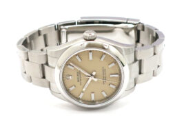ロレックス オイスターパーペチュアル 31 ベージュ 277200 レディース 機械式 腕時計