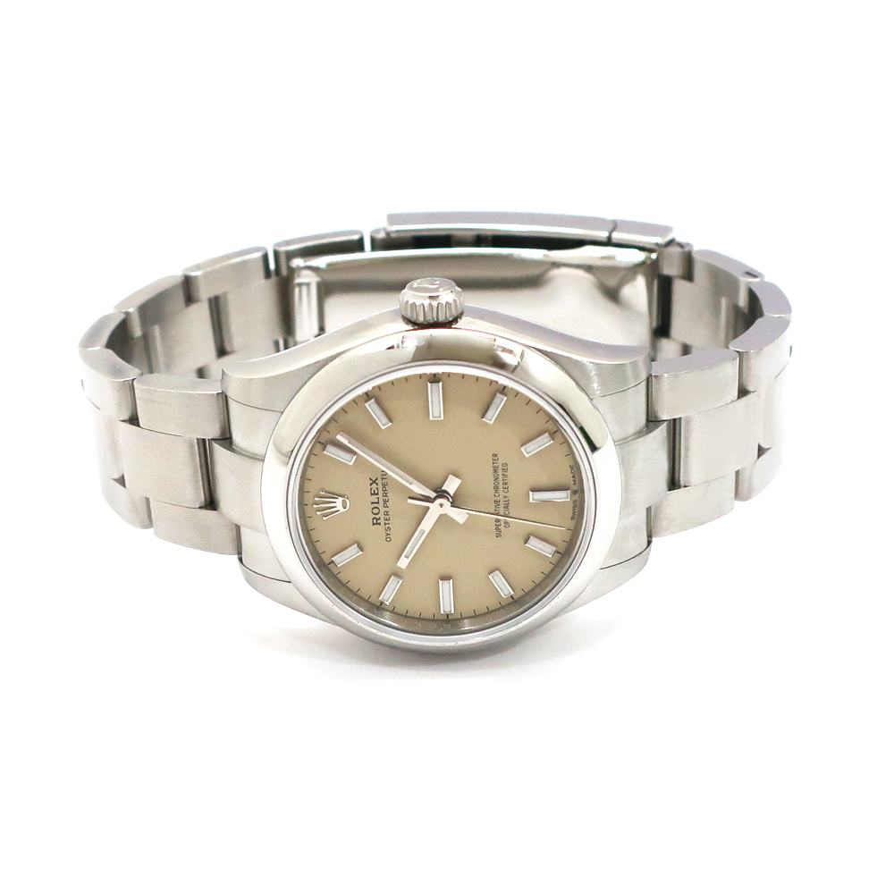 ロレックス オイスターパーペチュアル 31 ベージュ 277200 レディース 機械式 腕時計