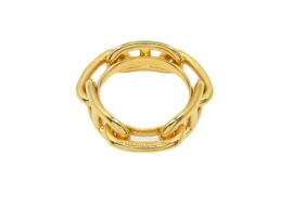 エルメス HERMES シェーヌダンクル スカーフリング ゴールド GP 小物