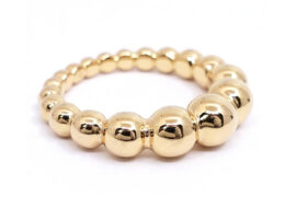 ヴァンクリーフ&アーペル VAN CLEEF&ARPELS ペルレ ヴァリアシオン リング 750PG