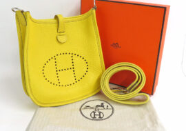 エルメス エブリンTPM イエロー シルバー金具 トリヨンクレマンス Y刻印 2020年製造