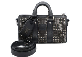 ルイヴィトン ダミエ メタルスタッズ キーポル バンドリエール25 M23794 レディース 2WAY