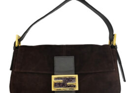 フェンディ マンマバケット ブラウン スエード