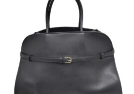 THE ROW ザ ロウ マルゴー ベルト 15 W1488 ブラック