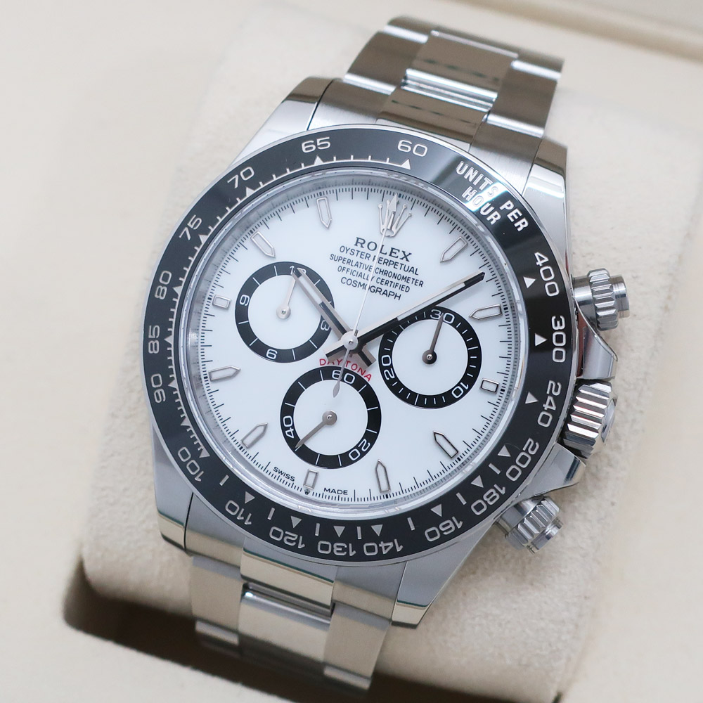 ロレックス コスモグラフデイトナ 126500LN ランダム ホワイト SS 自動巻き メンズ 腕時計