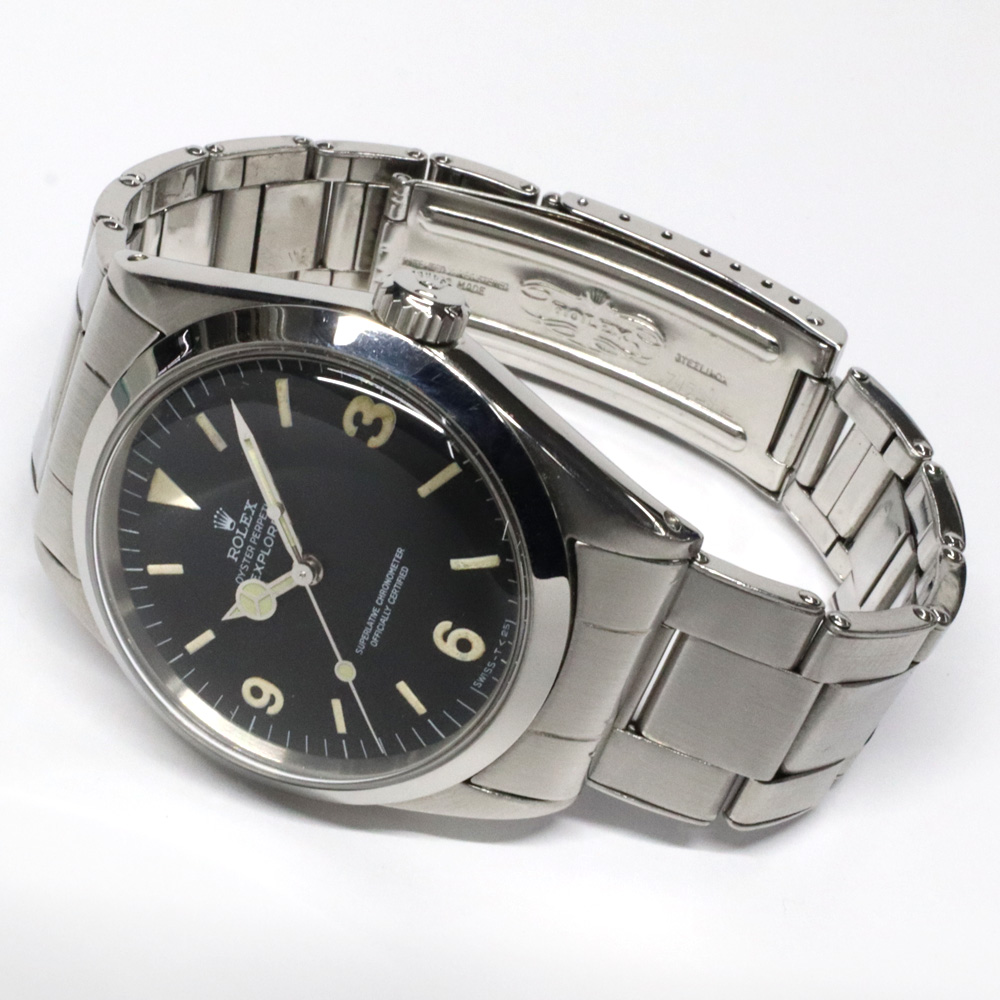 ロレックス エクスプローラーI 1016 SS ブラック SS 自動巻 ヴィンテージ