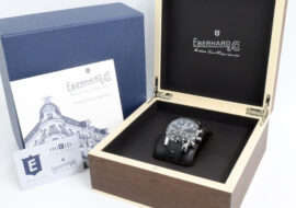 エベラール クロノ4 21-42 31073 ブラック SS/ラバー 自動巻