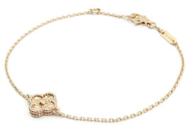 ヴァンクリーフ&アーペル VAN CLEEF&ARPELS スウィート アルハンブラ ブレスレット 750PG VCARO8DC00