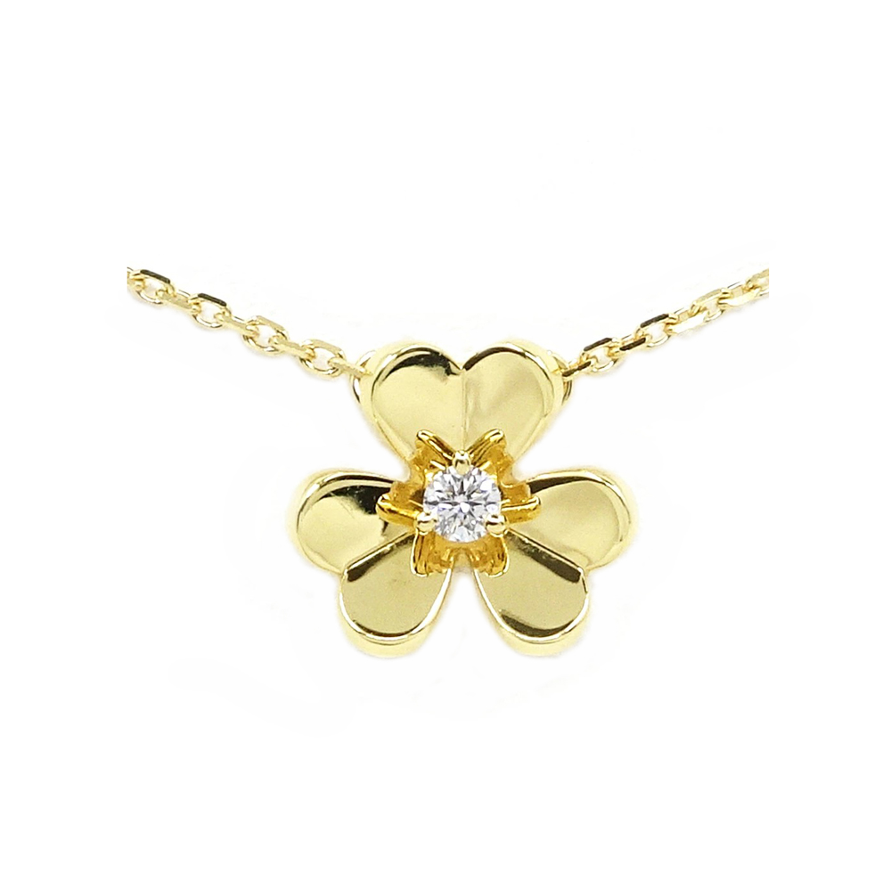 ヴァンクリーフ&アーペル VAN CLEEF&ARPELS フリヴォル ミニ ダイヤモンド ネックレス 750YG VCARP0J100