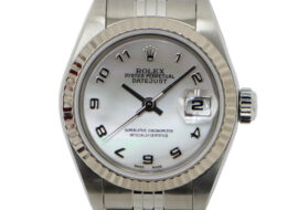 ロレックス デイトジャスト 79174NA ホワイトシェル F番 SS/WG